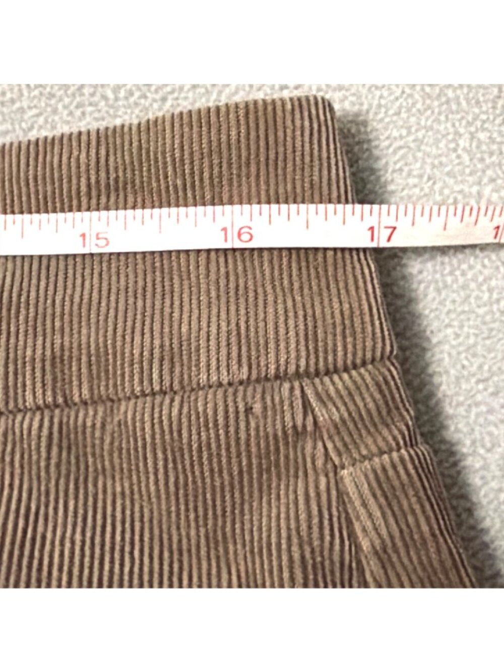 J.Crew Womens Brown Corduroy Stretch Mini Skirt Size 8 Preppy Academia Boho - Picture 6 of 7